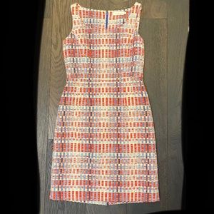 Tory Burch Kara Tweed Fitted Shift Dress